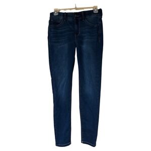 Curve Appeal Comfort Waist High Rise Skinny Jeans Stretch Elastic Women's 2 26